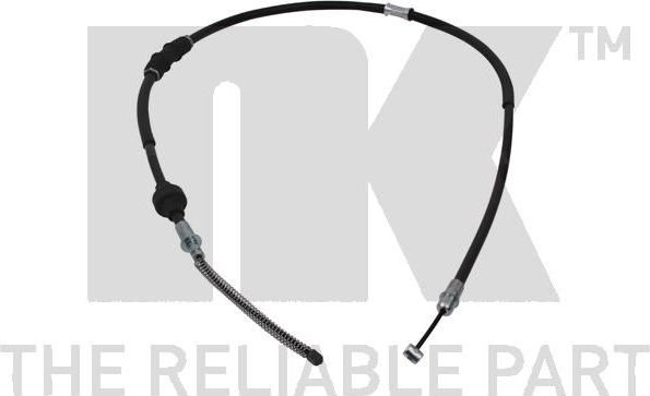 Трос ручника (тросик ручного тормоза) NK. Артикул 903040