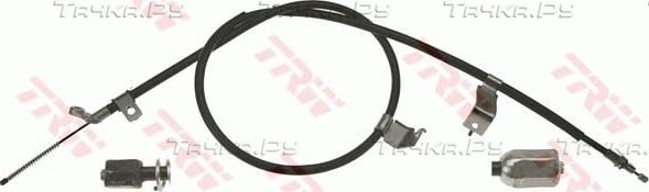 Трос ручника (тросик ручного тормоза) TRW. Артикул GCH505