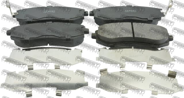 Тормозные колодки Febest. Артикул 0801-G12F