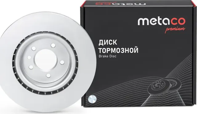 Диск тормозной передний вентилируемый (Metaco). Артикул 3050555