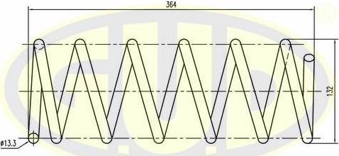 Пружина подвески G.U.D.. Артикул GCS227606