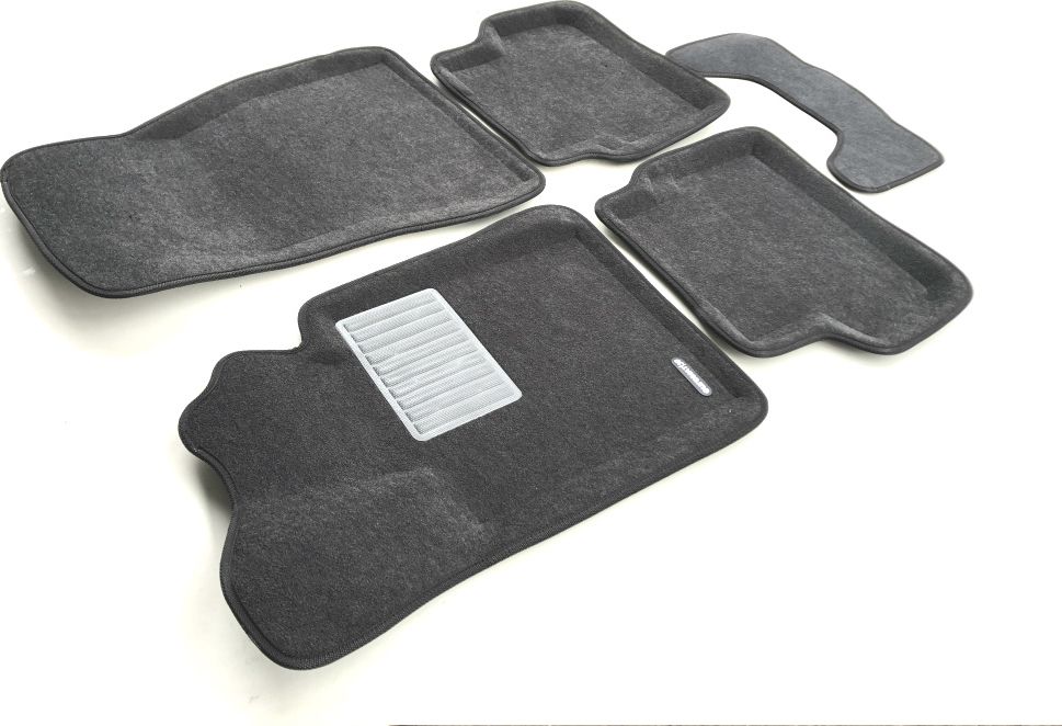 Коврики текстильные Euromat 3D Business для салона BMW 5 G30 2017-2023 Темно-серые. Артикул EMC3D-001219G