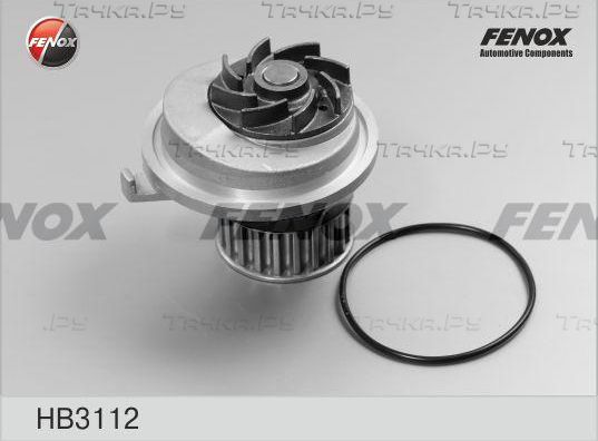 Помпа (водяной насос) Fenox для Opel Kadett E 1984-1989. Артикул HB3112