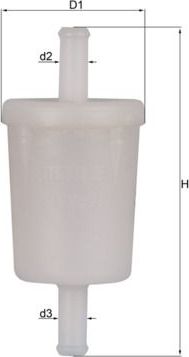 Топливный фильтр Mahle. Артикул KL 260 OF