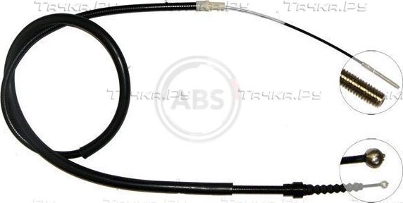 Трос ручника (тросик ручного тормоза) ABS. Артикул K11456