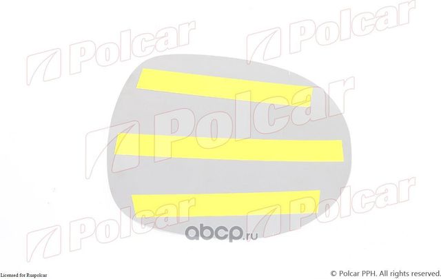 СТЕКЛО ЗЕРКАЛА ВНЕШНЕГО ЛЕВЫЙ (Polcar). Артикул 3829541E