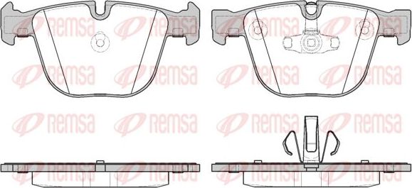 Тормозные колодки Remsa задние для BMW 7 V (F01/F02/F04) 2008-2015. Артикул 0892.20