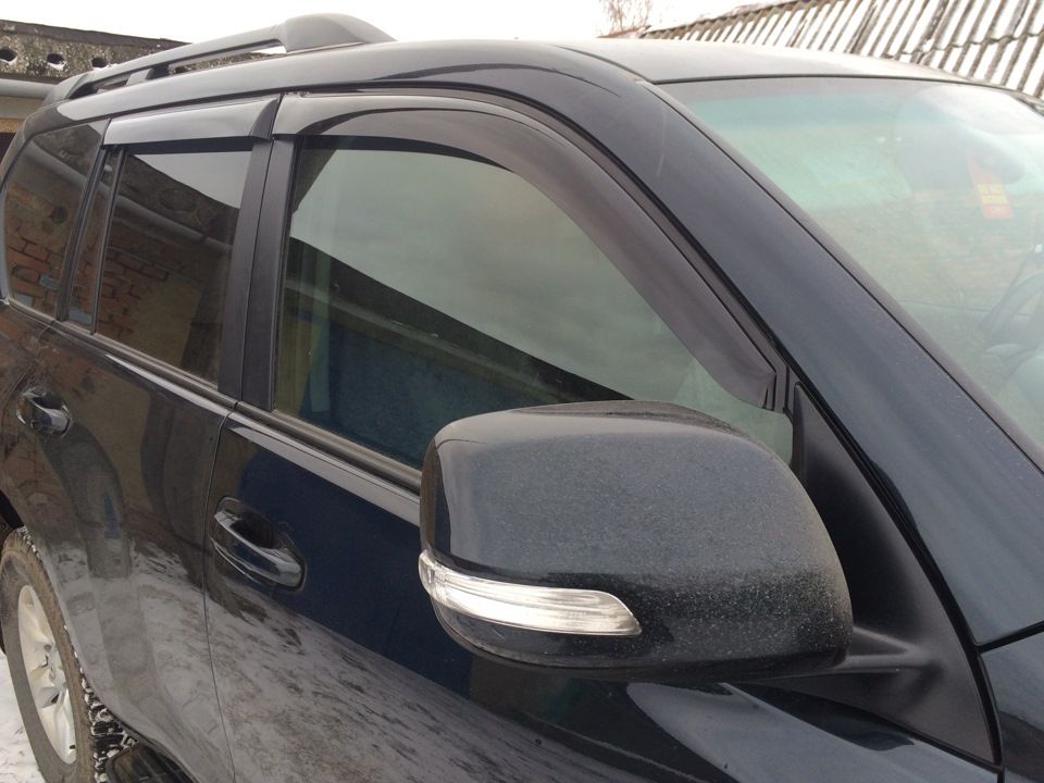 Дефлекторы Cobra Tuning для окон Toyota Land Cruiser Prado 150 2013-2026. Артикул T23109