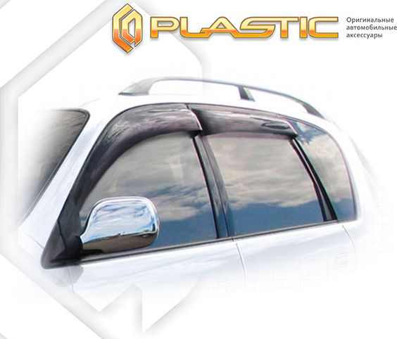 Дефлекторы СА Пластик для окон (Classic полупрозрачный) Toyota Ipsum M10G-M15G 1996-1998. Артикул 2010030300313