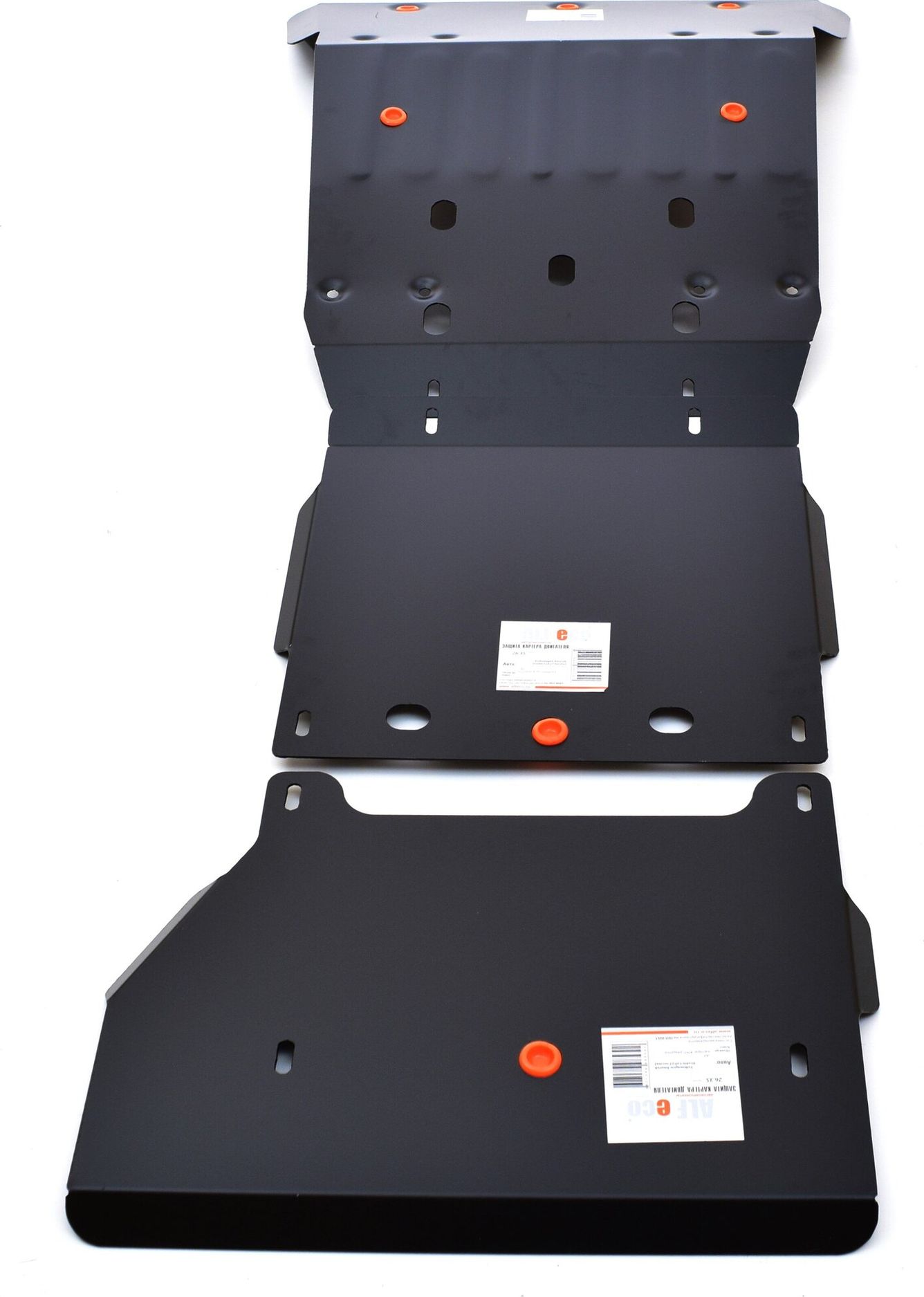 Защита Alfeco для картера, раздатки, КПП Volkswagen Amarok I Double Cab (2H) 2010-2016. Артикул ALF.26.35