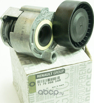 Натяжной ролик (натяжитель) приводного поликлинового ремня Renault. Артикул 117509654R