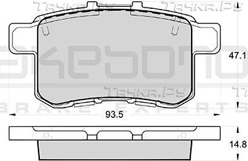 Тормозные колодки Akebono Standard. Артикул AN-740WK