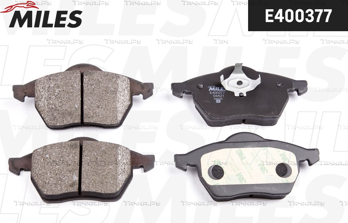 Тормозные колодки Miles (Low-Metallic) для Audi Coupe II (B3) 1988-1996. Артикул E400377