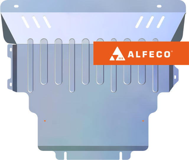 Защита алюминиевая Alfeco (4 мм) для картера и КПП Mazda Biante 2008-2018. Артикул ALF.13.11AL4