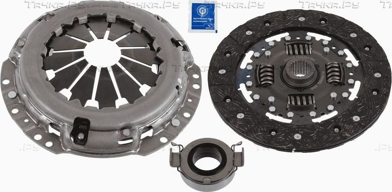 Сцепление (комплект) SACHS для Toyota Yaris II 2005-2008. Артикул 3000 951 633