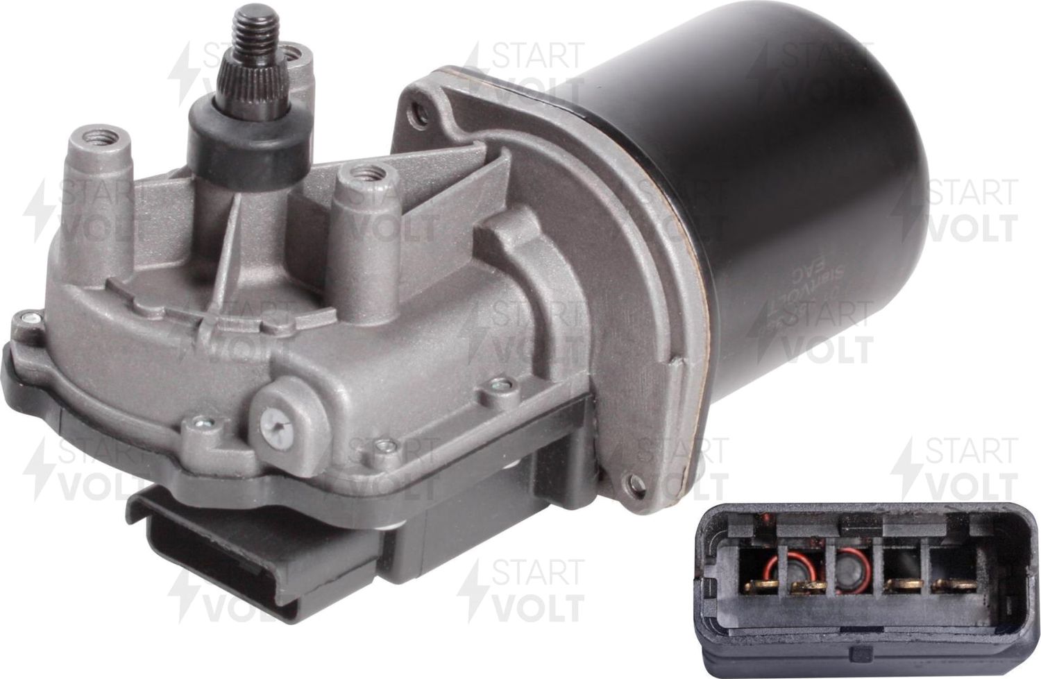 Мотор стеклоочистителя (моторчик дворников) StartVOLT. Артикул VWF 0904