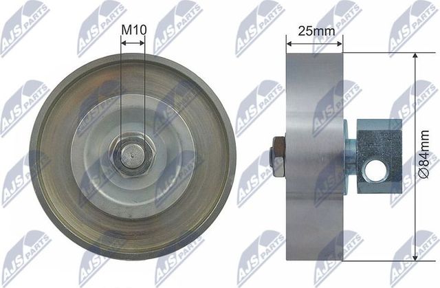 Натяжной ролик (натяжитель) приводного поликлинового ремня NTY. Артикул RNK-NS-042