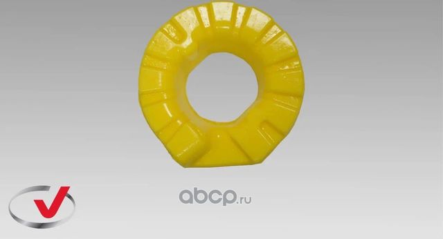 Проставка полиуретановая (усиленная) задней пружины, НИЖНЯЯ (Vtulka). Артикул 212542