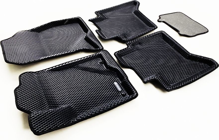 Коврики Euromat 3D EVA для салона Toyota Hilux VIII 2016-2026. Артикул EM3DEVA-005134