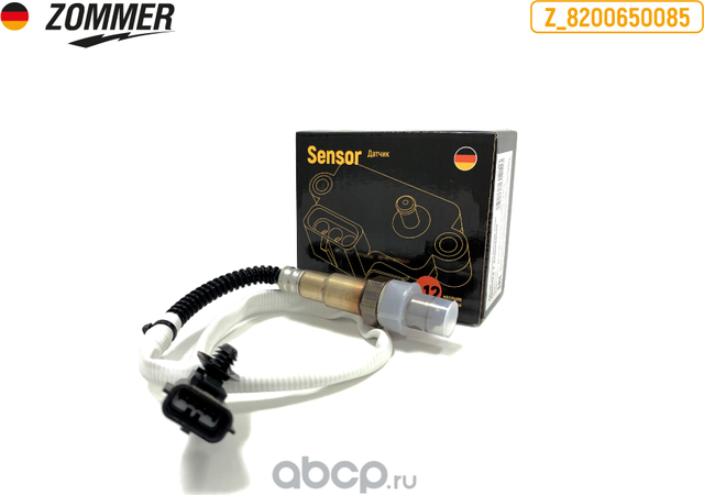 ДАТЧИК КИСЛОРОДА RENAULT LOGAN 1.6L, DUSTER 2.0L (4Х2) ZOMMER Zommer. Артикул Z8200650085
