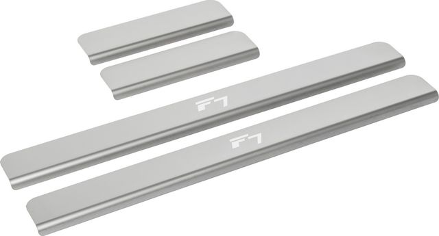 Накладки Rival на пороги (с надписью) для Haval F7 2019-2026. Артикул NP.9401.3