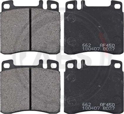 Тормозные колодки ABS передние для Mercedes-Benz S-Класс III (W140) 1991-1998. Артикул 36786