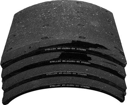 Тормозные накладки Stellox задние для MAN L2000 1994-2005. Артикул 85-01091-SX