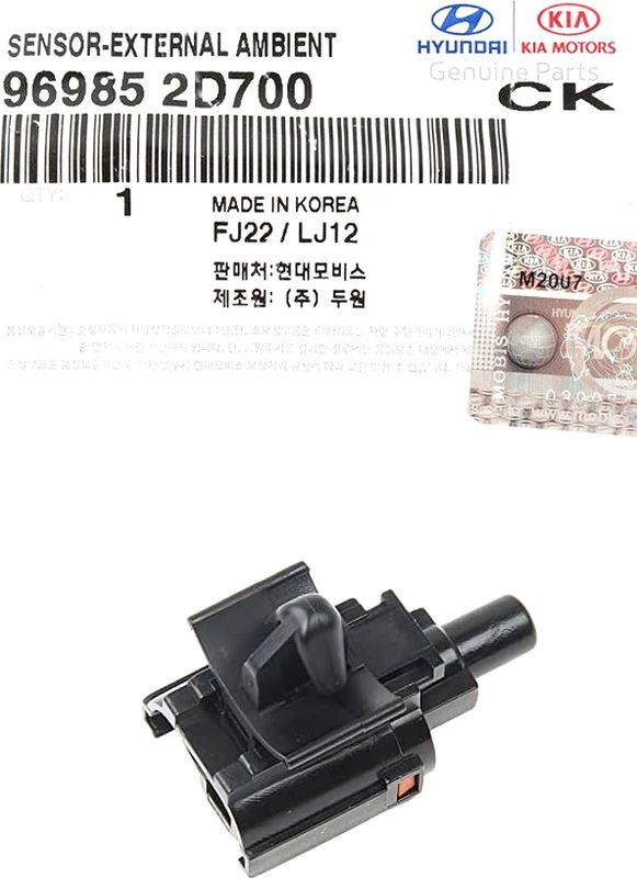 Датчик температуры наружного воздуха Hyundai / KIA. Артикул 969852D700