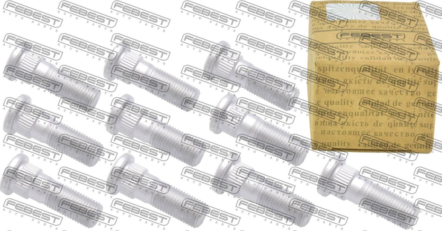 Шпилька колеса (болт ступицы) Febest. Артикул 0284-002-PCS10