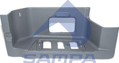 Пороги Sampa левый для Mercedes-Benz Actros MP3 2008-2012. Артикул 1810 0258