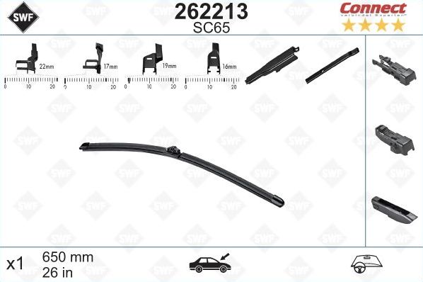Щетка стеклоочистителя (дворник) SWF Alternative Connect. Артикул 262213