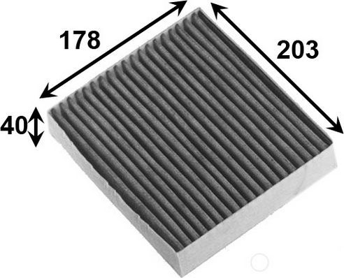 Салонный фильтр JS Asakashi для Smart Forfour I (W454) 2004-2006. Артикул AC3501C