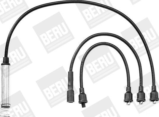 Высоковольтные провода (провода зажигания) (комплект) Beru для Renault Megane I 1997-1998. Артикул ZEF1094