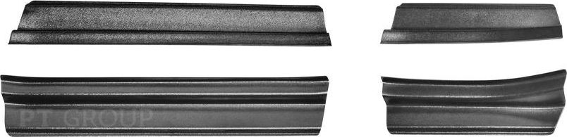 Накладки PT Group на пороги ABS для Lada Vesta I/Vesta I Cross седан, универсал 2015-2026. Артикул 01402301