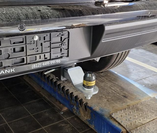 Фаркоп Мотодор под американский квадрат для Tank 700 2024-2026 с оцинк. шаром. Артикул 93122-E