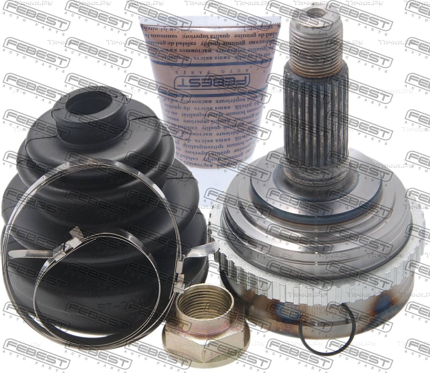 Шрус наружный (граната) Febest передний для Honda Capa 1998-2002. Артикул 0310-035A50