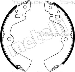 Тормозные колодки Metelli. Артикул 53-0277