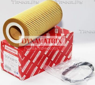 Масляный фильтр Dynamatrix для Audi A8 II (D3) 2005-2010. Артикул DOFX381D