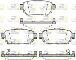 Тормозные колодки RoadHouse задние для Nissan X-Trail T32 2013-2025. Артикул 21582.02