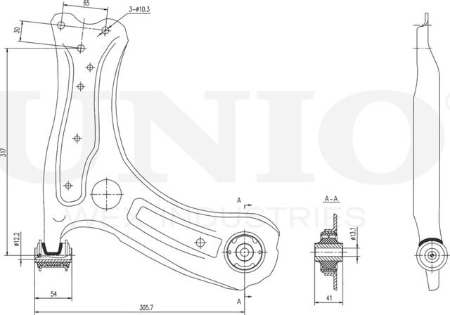 Рычаг подвески (Unio). Артикул SSP-40075