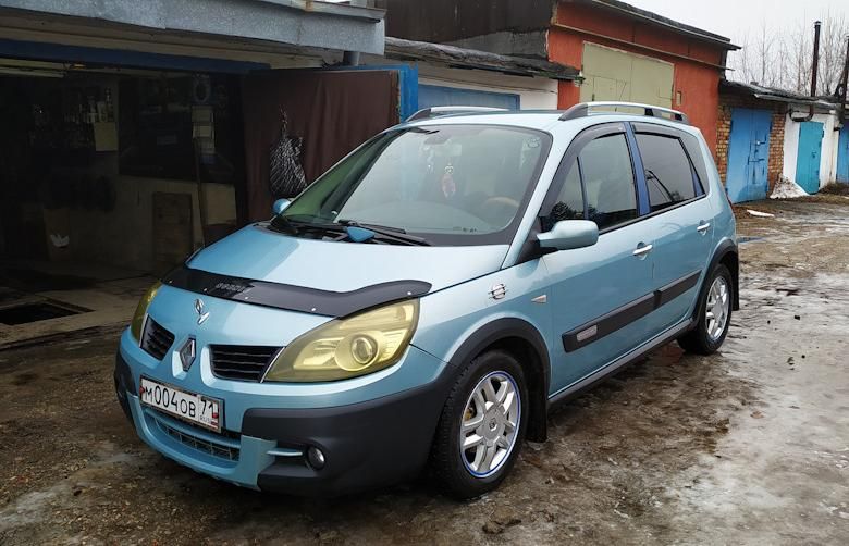 Дефлектор Vip-Tuning для капота Renault Scenic II 2003-2006. Артикул RL19
