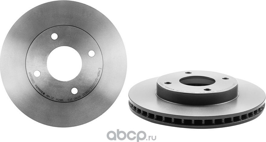 Диск тормозной UV Coated | перед | (Brembo). Артикул 09B52611