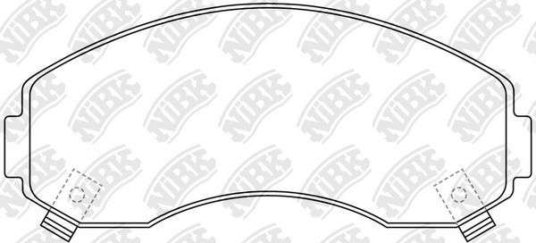 Тормозные колодки NiBK. Артикул PN0433