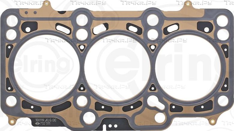 Прокладка ГБЦ Elring для Skoda Roomster I 2010-2015. Артикул 732.311