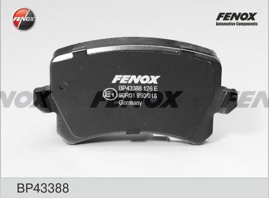 Тормозные колодки Fenox. Артикул BP43388