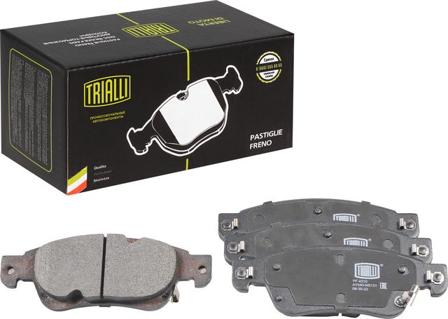 Тормозные колодки Trialli (Low-Metallic). Артикул PF 4310