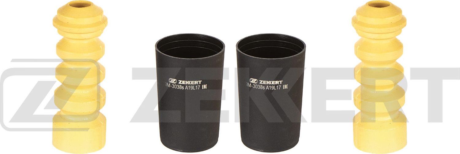 Комплект отбойников и пыльников амортизаторов (стоек) Zekkert (Полиуретан). Артикул SM-3038S