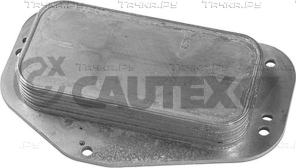 Радиатор масляный (маслоохладитель) для двигателя Cautex. Артикул 751824