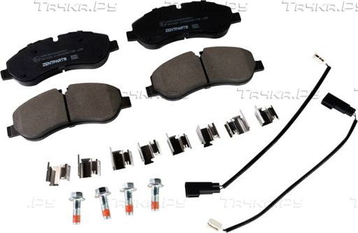 Тормозные колодки Zentparts. Артикул Z07411