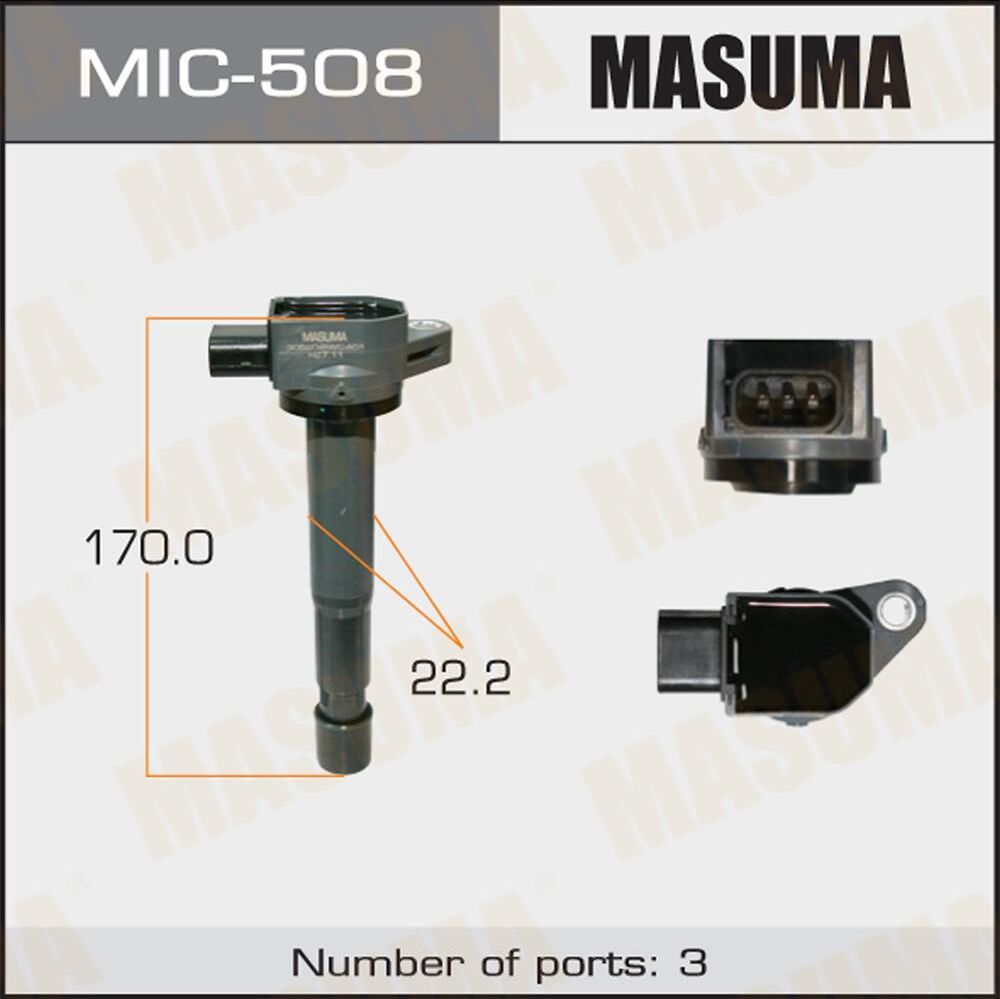 Катушка зажигания Masuma. Артикул MIC-508